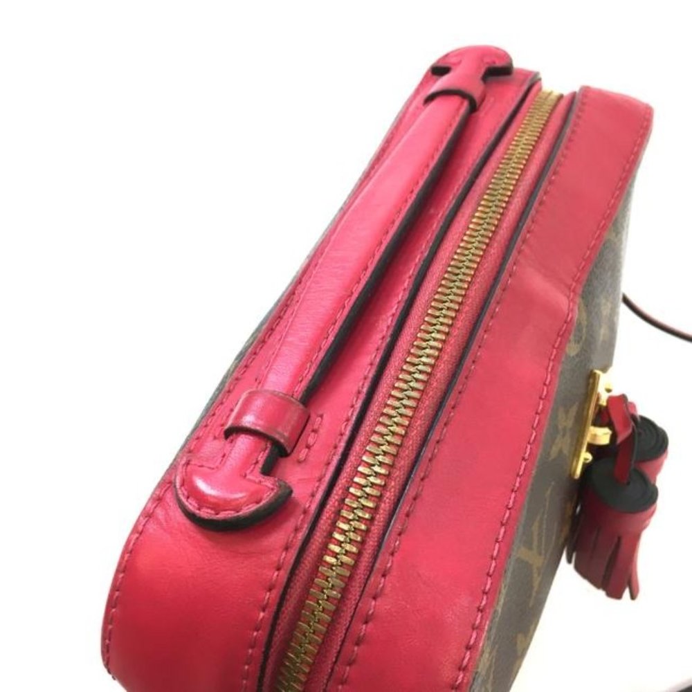 Louis Vuitton Saintonge Clutch #47424 Long Strap Zip Camera Calfskin - Picture 10 of 12
